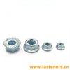 DIN 6923 Hexagon Nuts With Flange，Flange Nut Carbon Steel Blue White Zinc