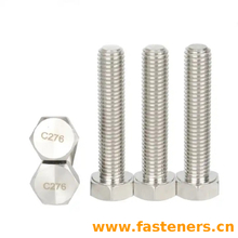 DIN933 Hex Bolt Special Alloy High Strength Nickel Alloy Hastelloy C276