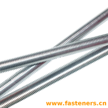 DIN975 Threaded Rods Zinc Electroplating Carbon Steel