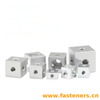 Six-Sided Nut,Square Fixed Block Square Corner Lock Nut,Plate Link Block Screws Nut for Fixing Acrylic Box