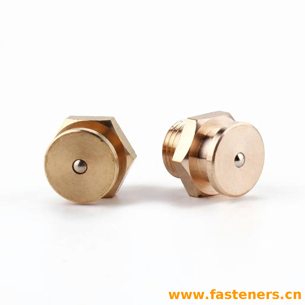 ISO 7824 Shipbuilding And Marine Structures - Lubrication Nipples - Grease Nipple-Flat Types-Copper Material