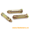 4Pcs Fix bolt with washer and bolt Carbon steel yellow zinc