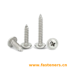 DIN968 Cross Recessed Pan Head Tapping Screws With Collar