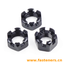 DIN935-3 Hexagon slotted nuts with metric coarse pitch thread 
