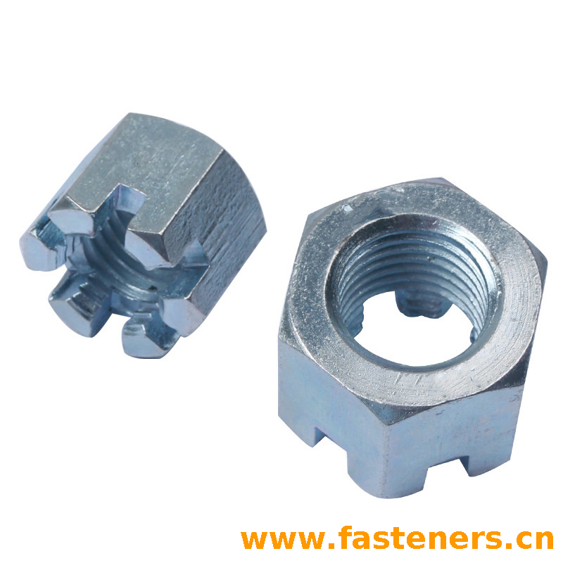 DIN 935-1 Hexagon Slotted Nuts And Castle Nuts with Metric Coarse And Fine Pitch Thread