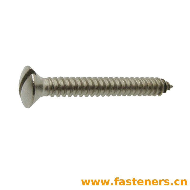 IFI 502 Metric Slotted Oval Countersunk Head Tapping Screws