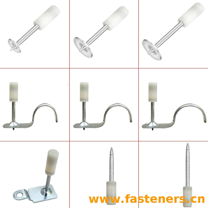 Suspended Ceiling Integrated Pipe Clamp Plastics Plumbing Waterproof And Sound-cancelling Pipe Clamp Integrated Shooting Nail