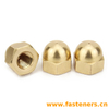 DIN1587 Brass Cap Nut,Hexagon Domed Cap Nuts High Type Acorn Nuts 