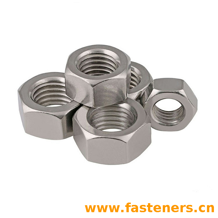 NF E25-451 Hexagon Nuts, Style 1, With Fine Pitch Thread