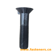 ASME B18.9 No.7 Head Plow Bolts (Round, Countersunk, Reverse Key) [Table 2] (A307, F468, F593, SAE J 429)