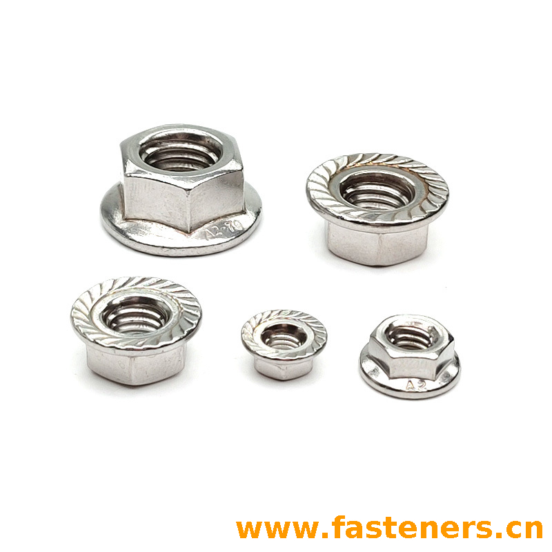 DIN 6923 Hexagon Nuts With Flange，Flange Nut stainless steel