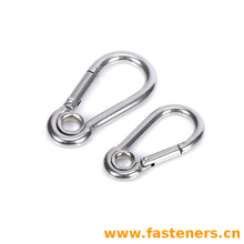 Snap Hook With Eye Stainless Steel