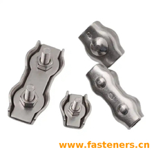 Stainless Steel Double Grips Cable Clamps Duplex Wire Rope Clip