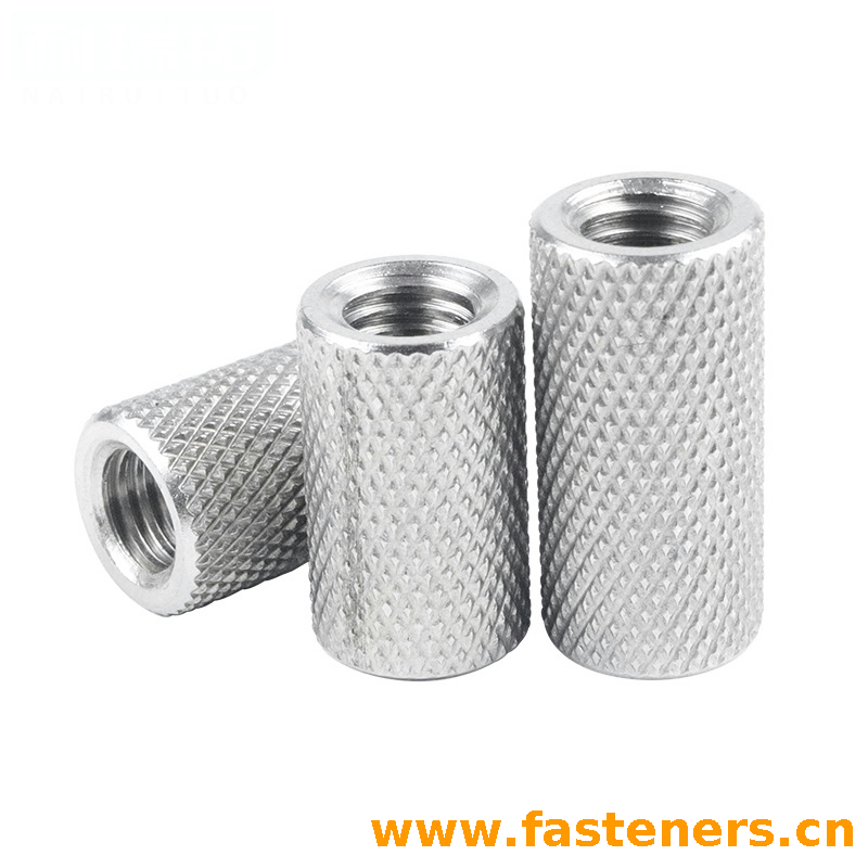 Stainless Steel Extend Long Knurled Round Coupling Nut