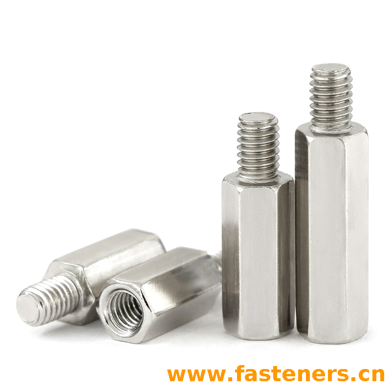 304 stainless steel inner and outer single head hex screw Hexagon stud isolation column case connection column copper column