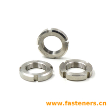 DIN1804 Slotted Round Nuts For Hook Spanner, ISO Metric Fine Thread