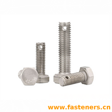 GB23 Hex Bolts, Small Hexagon Head With Hole Through The Shank