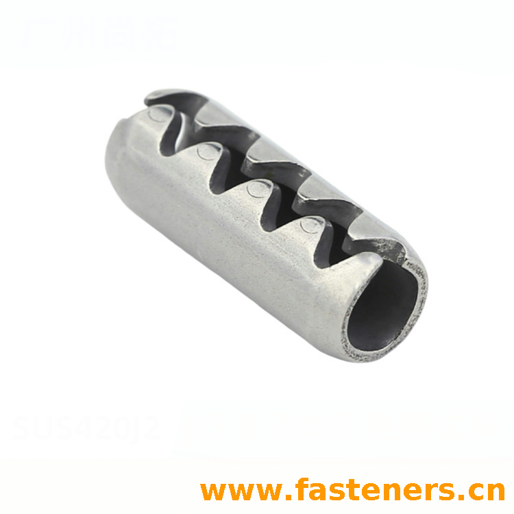 JIS B 2808 (Tooth Type) Tooth Slotted Spring Pins - Heavy Type