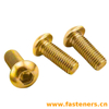 ISO7380 Hexagon Socket Button Head Screws Brass Material