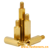 Copper Material Inner And Outer Single Head Hex Screw Hexagon Stud Isolation Column Case Connection Column Copper Column