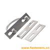 Two Holes washer U-shaped Clip Baffle Plate Square Clip Pipe band clamp CNC Stamping Machining Parts for U-shaped Bolt