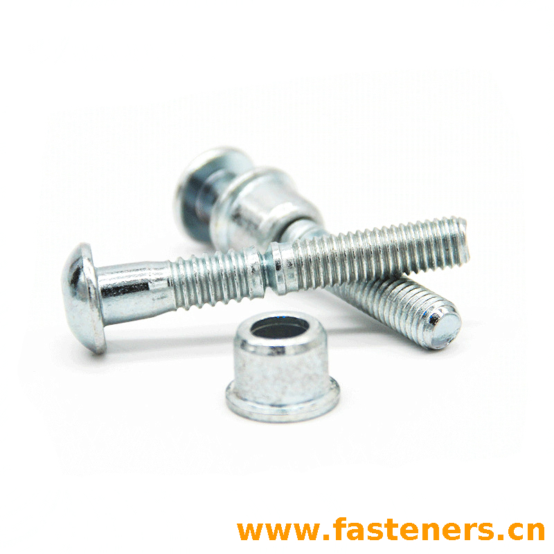 Carbon Steel Zinc,Black,Ring - Grooved Rivet,Huck Bolt with Collar