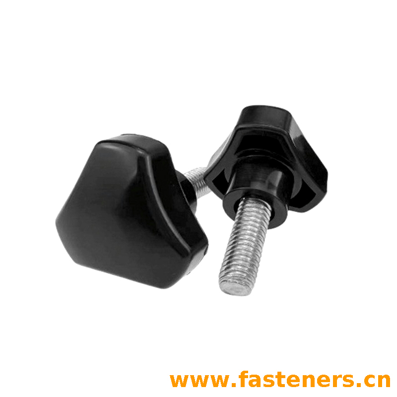 Triangular Head, Star Shaped Plastic Head Bolt,plastic Head Handle Screw