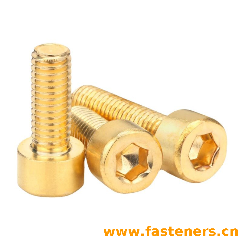 DIN912 Hexagon Socket Head Cap Screws Brass Material