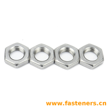 ASME B18.2.2 Hexagon Flat Jam Nuts [Table3] (SAE J995, ASTM A563, F594, F467)