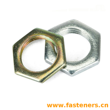 GB808 Small Hexagon Thin Nuts-Fine Pitch Thread