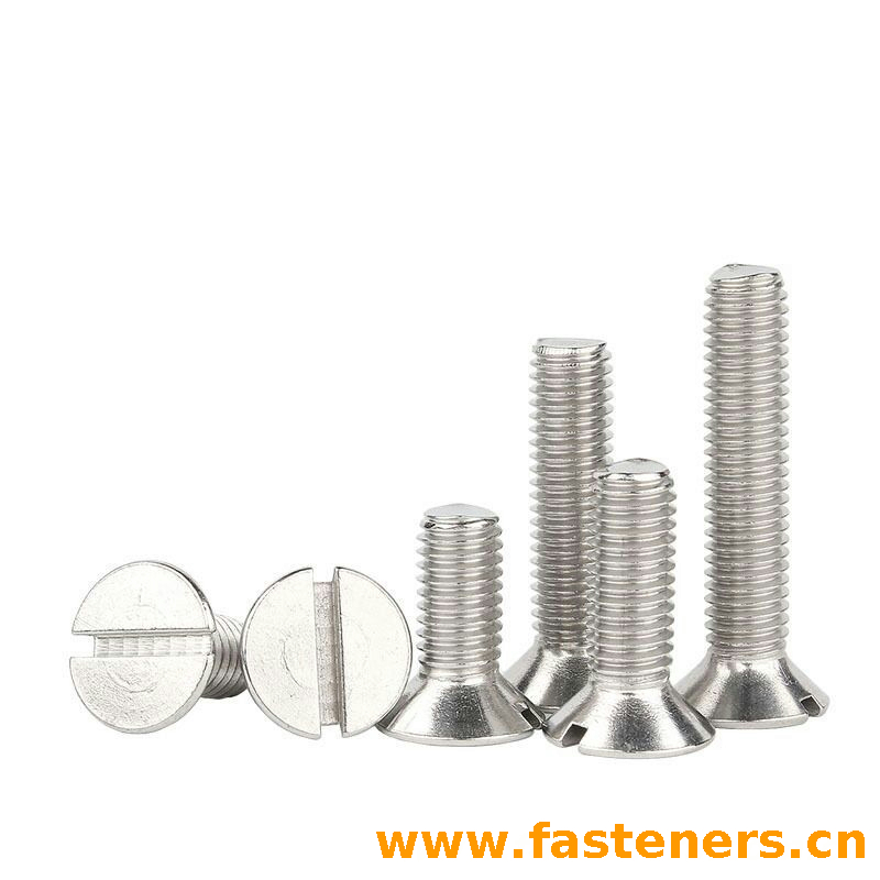 DIN963 Slotted Countersunk Head Screws