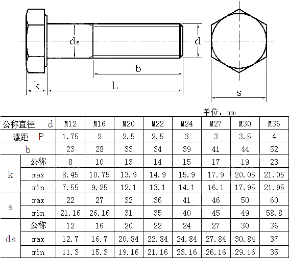 钢结构用高强度大六角头螺栓 NF E 25-801-4-2005