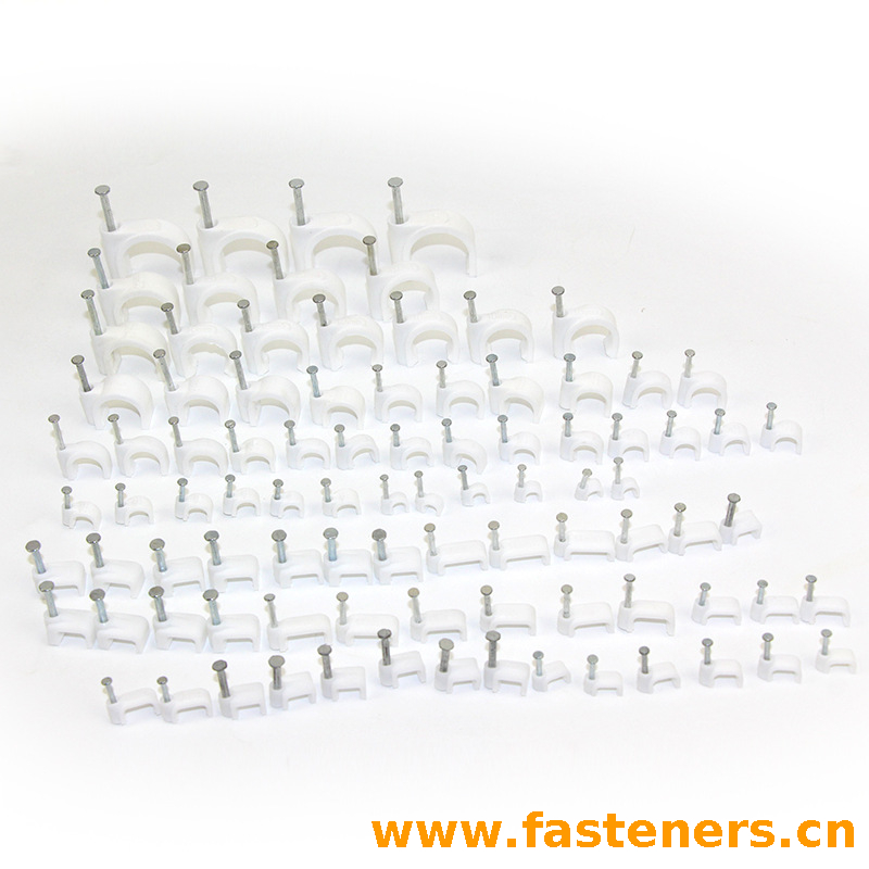 Circle Cable Clips Plastics 