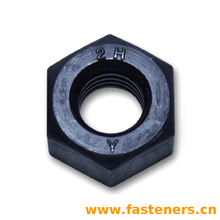 ASTM A194 Gr 2H Lock Nut High Temperature Medium Carbon Steel Nut Heavy Hex Nut